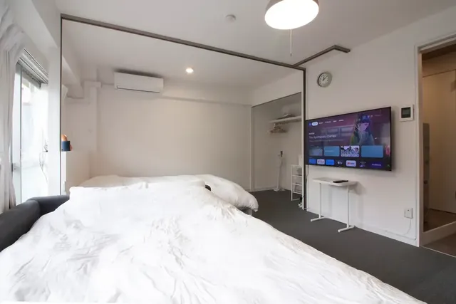 GoenStay｜Harajuku. Takashita. Ometosando walk 5mins-2B Cozy 3-4 People Family Room-5