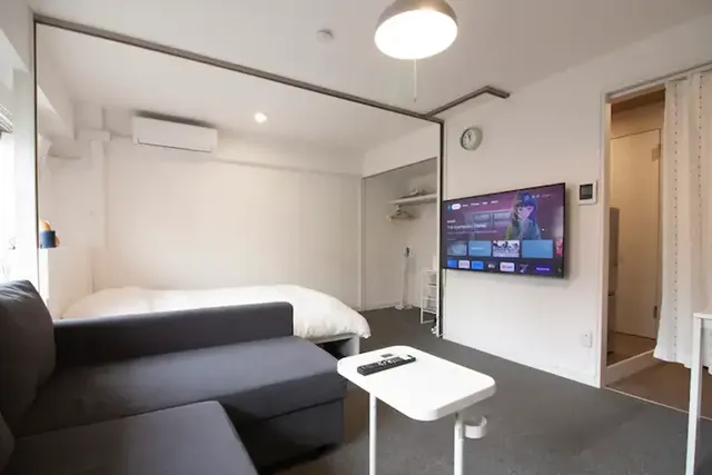 GoenStay｜Harajuku. Takashita. Ometosando walk 5mins-2B Cozy 3-4 People Family Room-2