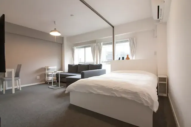 GoenStay｜Harajuku. Takashita. Ometosando walk 5mins-2B Cozy 3-4 People Family Room-6
