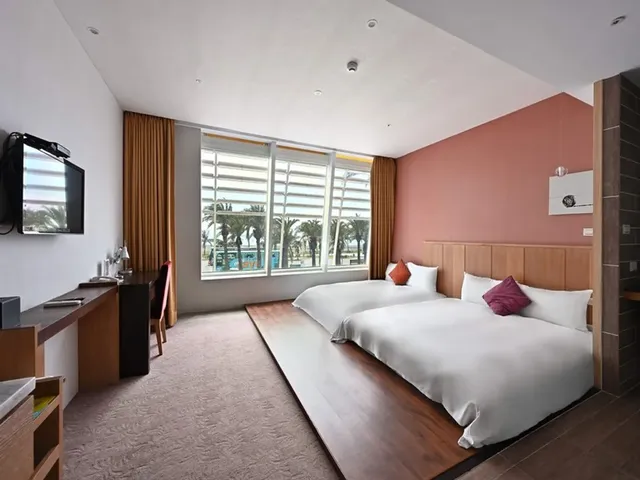 치진 비치 호텔 (Qijin Beach Hotel)-Family Room View Room-2