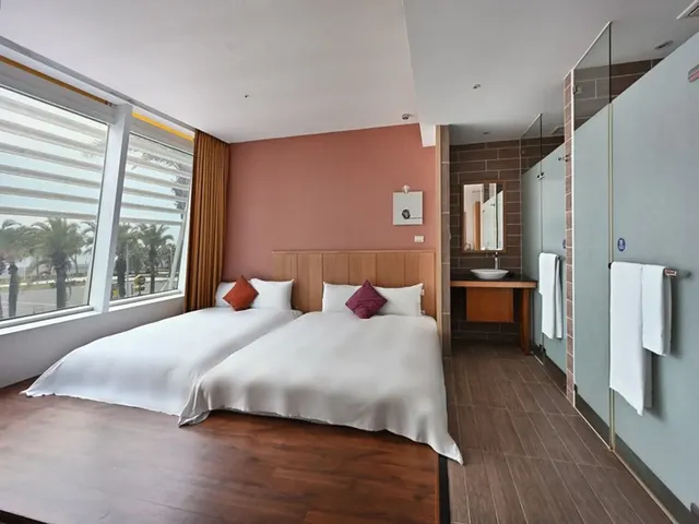 치진 비치 호텔 (Qijin Beach Hotel)-Family Room View Room-5