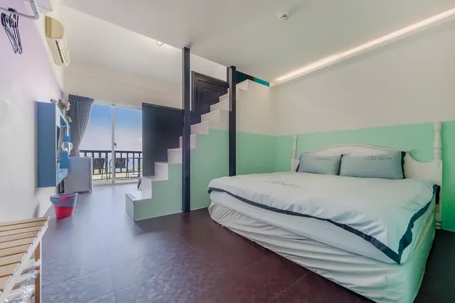 小琉球 幸福海景villa-樓中樓四人房-12