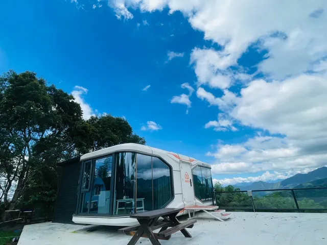深山林內生態農場｜全新太空艙、狩獵帳、星空玻璃屋-太空艙-1