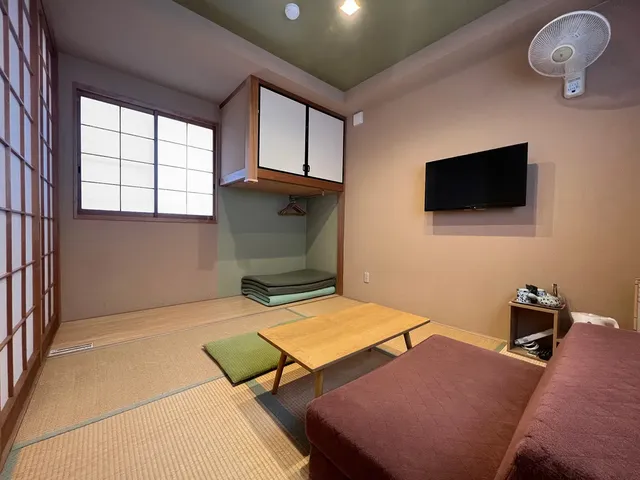 素居旅館-傳統雙床間-帶衛浴-3