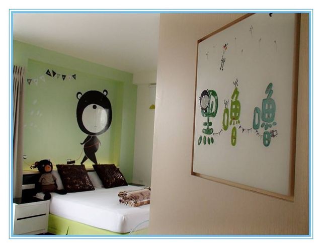 Super affordable B&B Style Pavilion-Black and white quadruple room-7