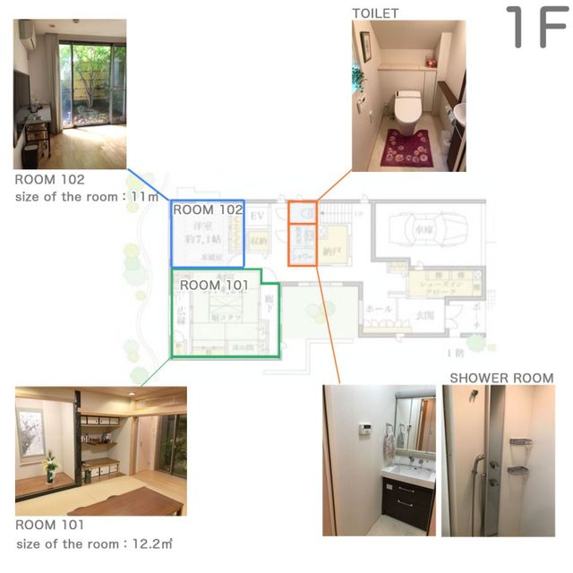 1F map