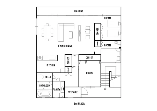 Ritomaru rooms 博多箱崎-二樓｜2-7人入住-13