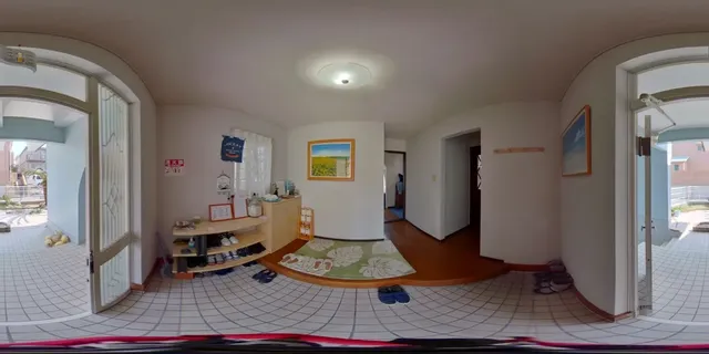玄関中