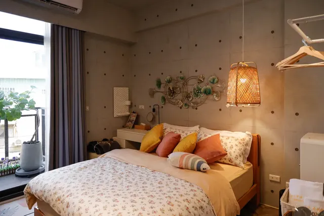 SmartStay Moshang Huakai Caotun Accommodation - Pet-friendly National Travel Card bicycle-friendly hotel special store-陽台豪華冷暖電梯套房(附乾濕分離衛浴)寵物友善-9