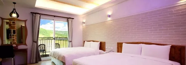 海的小嶼度假旅店-標準四人房-露台-4