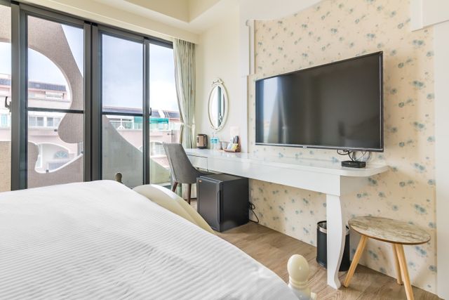 오션 파티 페밀리 펀 홈스테이 (Ocean Party Family Fun Homestay)-Deluxe Double Room with Balcony-4