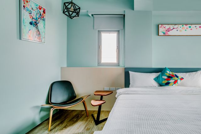 오션 파티 페밀리 펀 홈스테이 (Ocean Party Family Fun Homestay)-Sea View Quad Room With Balcony-Nordic-5