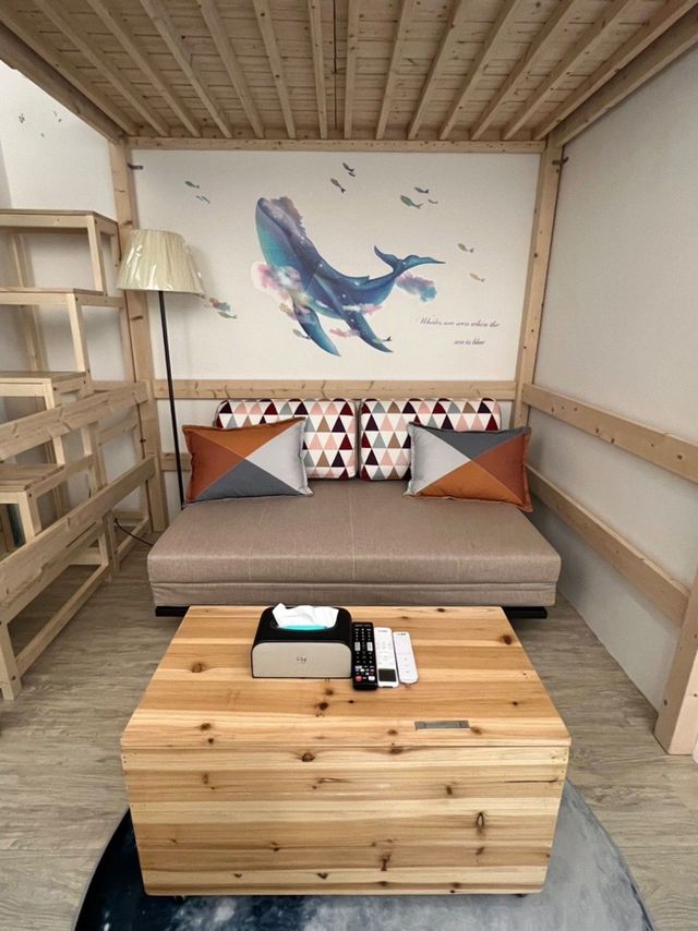 愛樂-黑貓館｜緊鄰大東夜市-401海底世界2~4人套房(可加床)(自助入住，請一定要加賴以取得入住步驟）-4