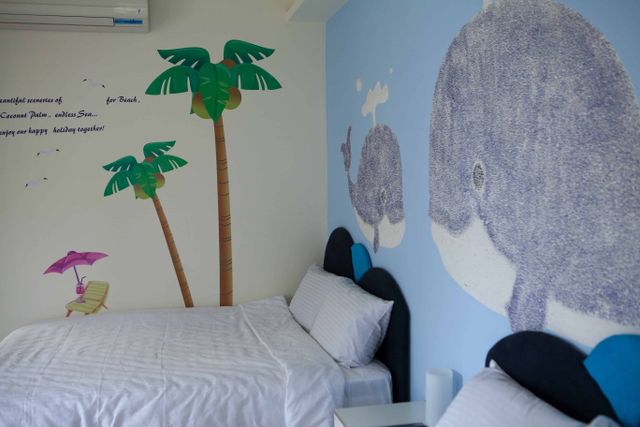 썬니 홈 (Sunny Home)-Whale parent-child quadruple room-4