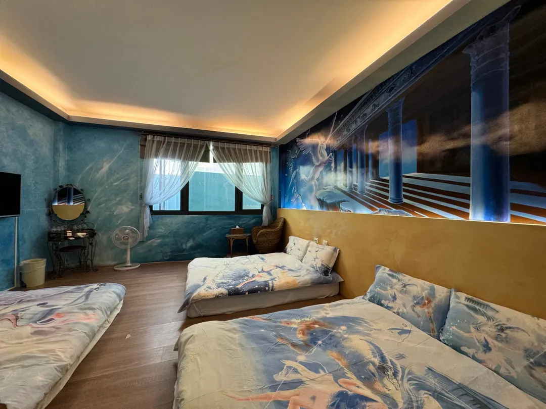 太陽花3D浮雕民宿