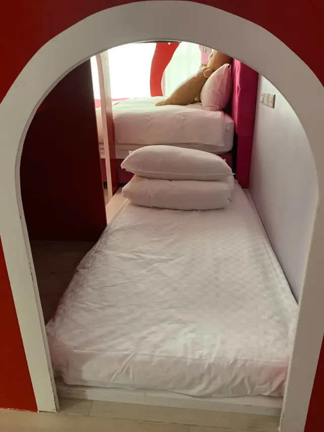 Fairy tale village ecological farm B & B-宜2113號粉紅城堡民宿 -4人景觀城堡 l田中央大落地窗 l獨棟獨院 l大溫泉湯屋 l獨立陽台可烤肉 l餵魚喝奶奶 l夕陽 l日出 l 不挑房-10