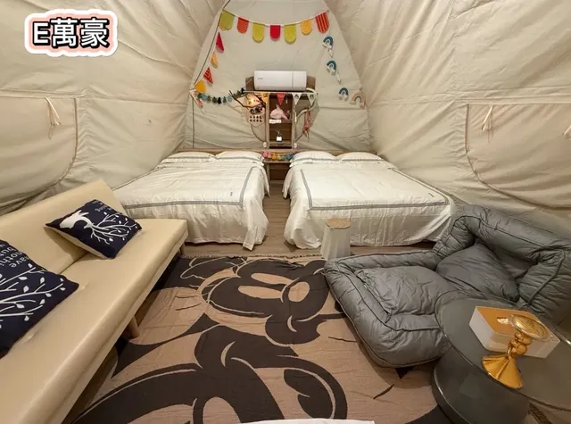 帆船村露營區｜獨家7折起！豪華露營一泊三食-【豪華露營】E萬豪-1