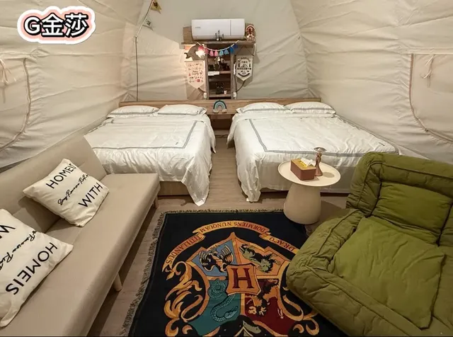 帆船村露營區｜獨家7折起！豪華露營一泊三食-【豪華露營】G金沙-1