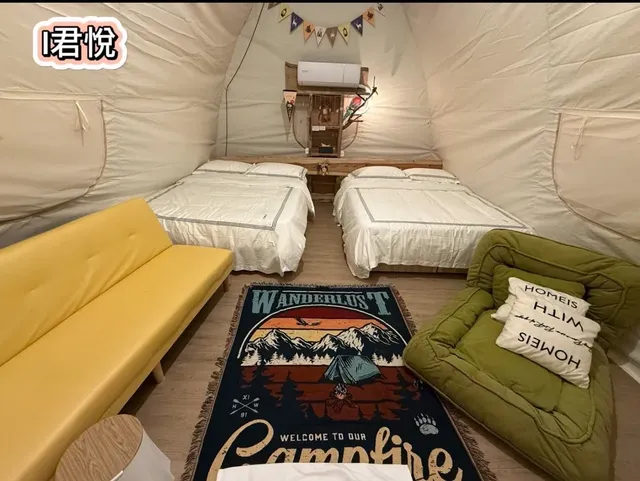 帆船村露營區｜獨家7折起！豪華露營一泊三食-【豪華露營】I君悅-1