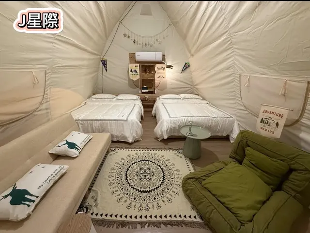 帆船村露營區｜獨家7折起！豪華露營一泊三食-【豪華露營】J星際-1