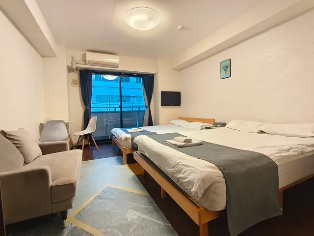 Within walking distance of Airport Bus Terminal/JR Namba Station, 5 minutes walk from JR Ashiharabashi Station, 1 room per floor-South Village 201-1