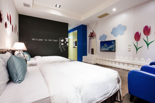 Doroman Motel-Parent-child quadruple room-4