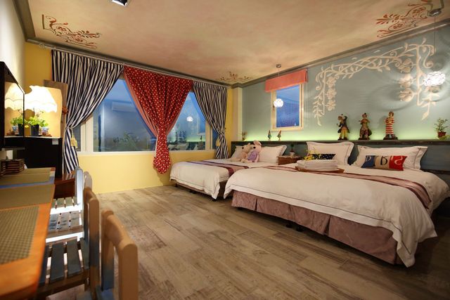 Si Sen Huo Tien Yuan Homestay-Sleepwalking Wonderland Quadruple Room-9