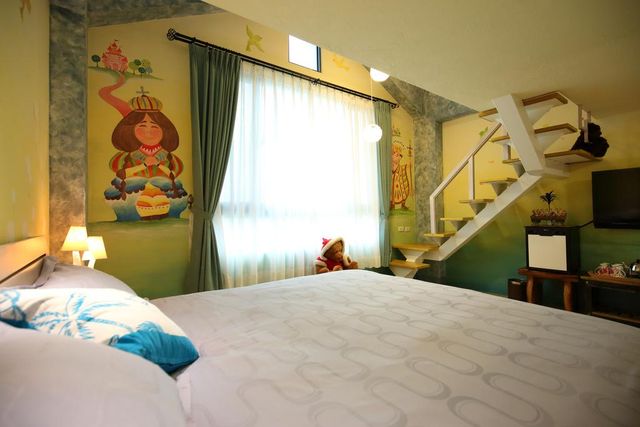 Si Sen Huo Tien Yuan Homestay-Sleepwalking Wonderland Quadruple Room-3