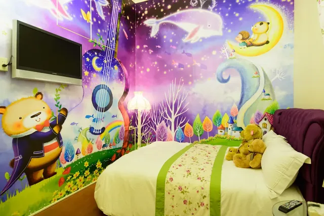 Fairy tale village ecological farm B & B-Two   Bear Star Suite-2