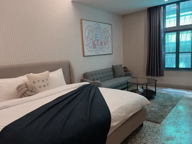 北歐小幸福｜鄰近台南火車站-文青北歐雙人房-5