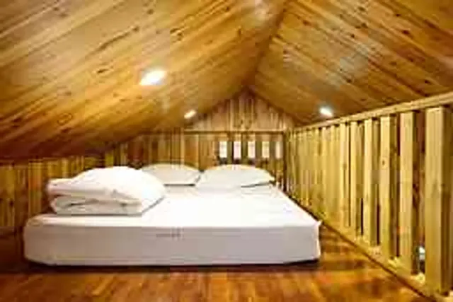Fairy tale village ecological farm B & B-Single-family cabin for 6 people, parent-child slide-2