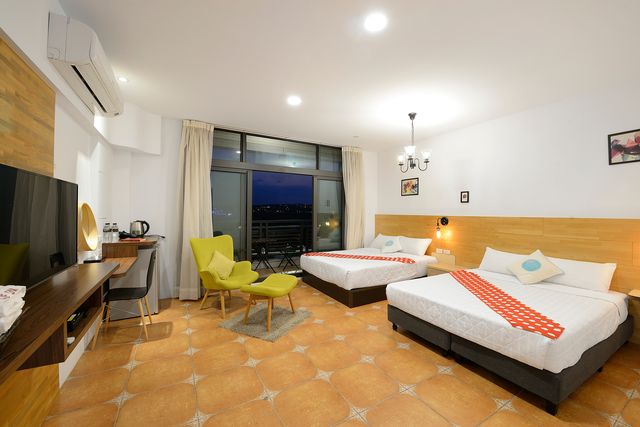 墾丁康逸旅宿comeinn2｜寵物友善-溫馨陽台景觀四人家庭房-7