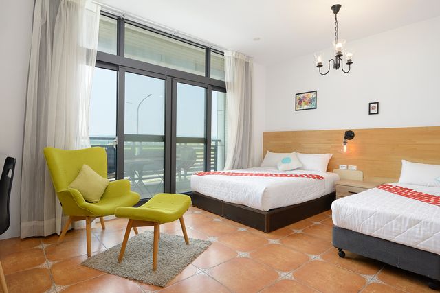 墾丁康逸旅宿comeinn2｜寵物友善-溫馨陽台景觀四人家庭房-2