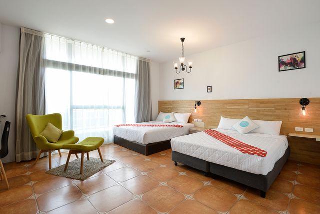 墾丁康逸旅宿comeinn2｜寵物友善-溫馨陽台景觀四人家庭房-1