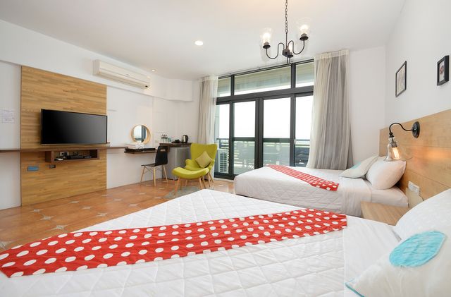 墾丁康逸旅宿comeinn2｜寵物友善-溫馨陽台景觀四人家庭房-3