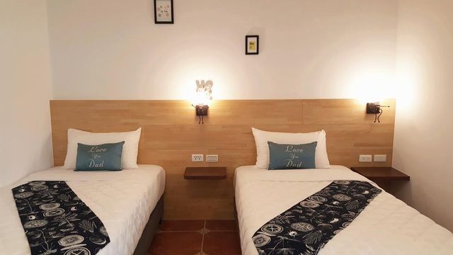 墾丁康逸旅宿comeinn2｜寵物友善-雙人房兩小床-7
