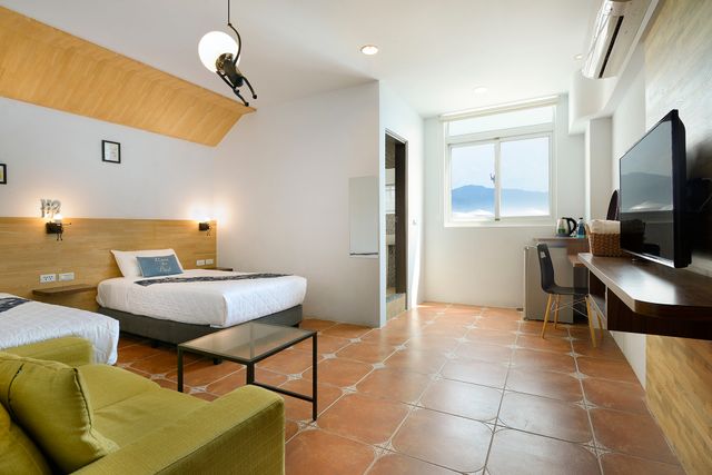 墾丁康逸旅宿comeinn2｜寵物友善-雙人房兩小床-3