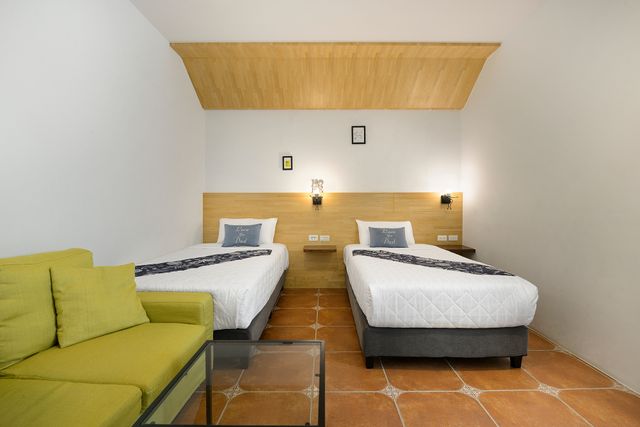 墾丁康逸旅宿comeinn2｜寵物友善-雙人房兩小床-6