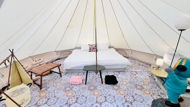 軒沐居Campsite | 鹿野高台，走路5分鐘就到熱氣球會場！多種豪華免搭帳篷及帳位-神殿雙人房-1