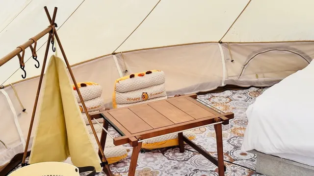 軒沐居Campsite | 鹿野高台，走路5分鐘就到熱氣球會場！多種豪華免搭帳篷及帳位-神殿雙人房-4