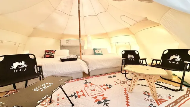 軒沐居Campsite | 鹿野高台，走路5分鐘就到熱氣球會場！多種豪華免搭帳篷及帳位-蓮花四人房-6