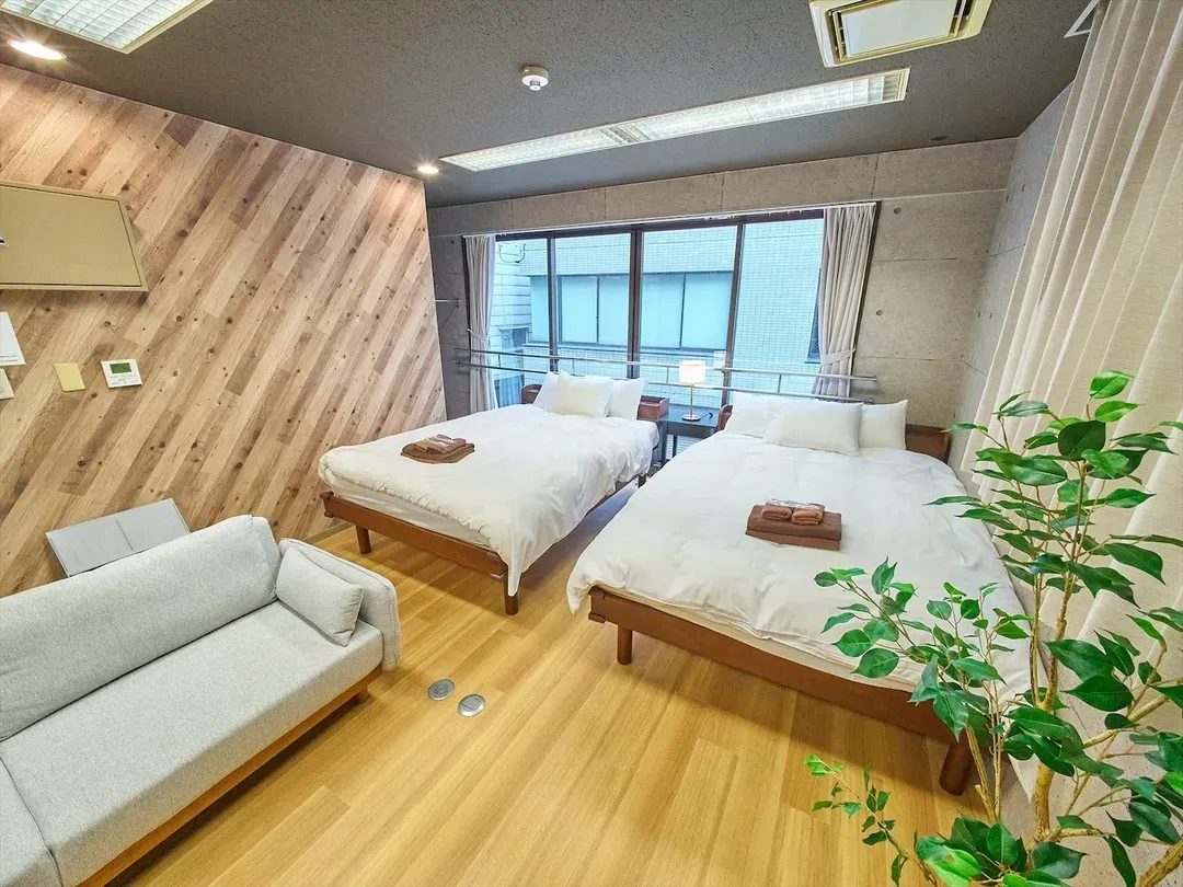 4min Walk from Shimbashi Station/walk to Ginza, Imperial Palace&Tokyo Tower/38㎡/Max 6pax/2F