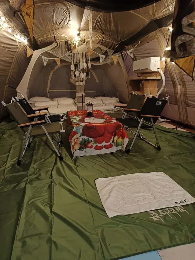 帆船村露營區｜獨家7折起！豪華露營一泊三食-隧道帳1-7