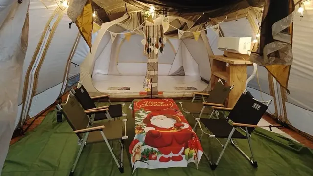 帆船村露營區｜獨家7折起！豪華露營一泊三食-隧道帳3-3