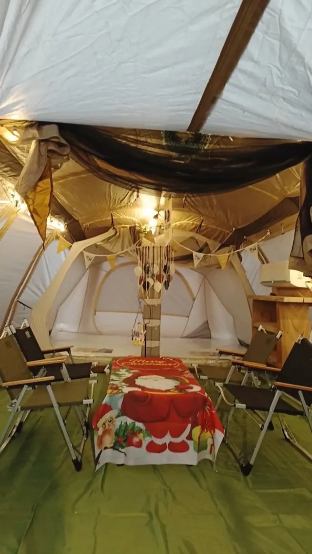 帆船村露營區｜獨家7折起！豪華露營一泊三食-隧道帳7-8