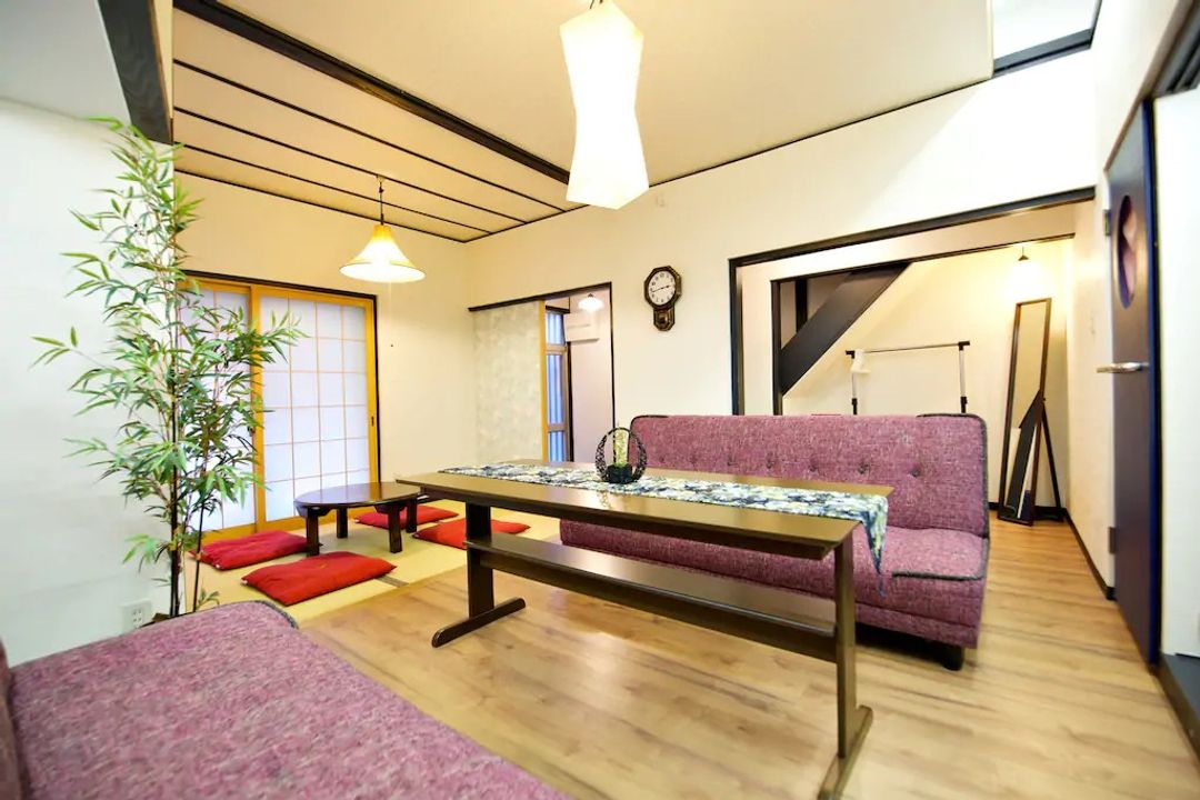 向岛二丁目旅居｜4-12人包栋/近晴空塔/隅田川公园步行1分/本所吾妻桥站步行8分