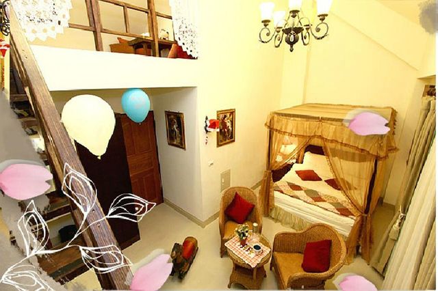 Shuiyue Guesthouse-Guanyue Garden Loft Quadruple Room-2