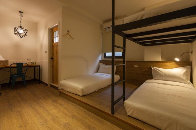小旅行迷你公寓 | LOFT 輕工業風-上下鋪三人房-7