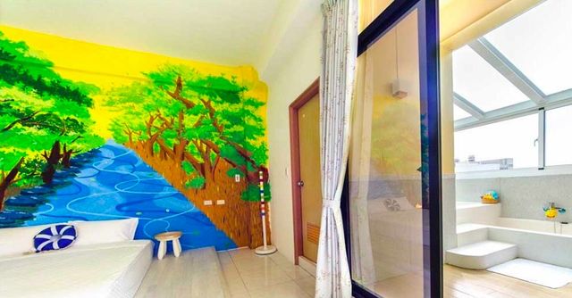 Anping two parent-child bed and breakfast-Four grass house-6
