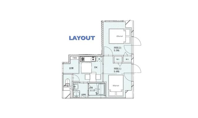 리즈 오사카 캐슬 오사카 성 근처 오사카 텐만구 궁전 역 도보 6분-NM62 LUXURY & NEW! Easy access Umeda,Nanba 35㎡-10